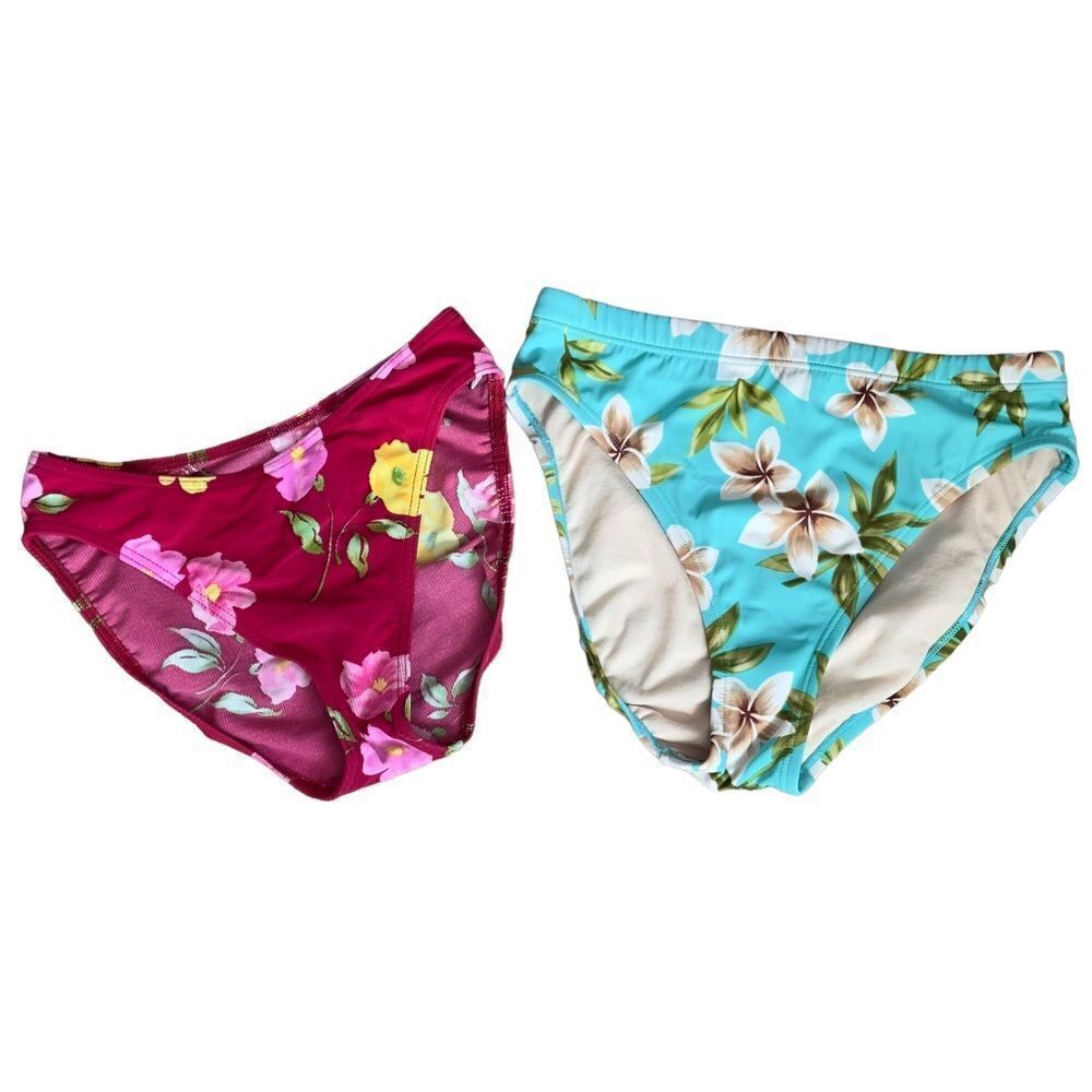 Bundle of 2 Floral Bikini Bottoms
